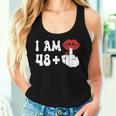 I Am 48 1 Middle Finger & Lips 49Th Birthday Girls Women Tank Top Gifts for Her
