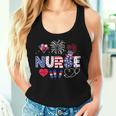 4Th Of July Nurse American Flag Fourth Of July Nurse Women Tank Top Gifts for Her