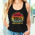 60 Years Old Sixty 1964 Vintage 60Th Birthday Cute Women Tank Top Gifts for Her