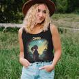 Aesthetic Girl Total Solar Eclipse 2024 Ohio Women Tank Top Gifts for Her