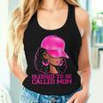 African American Afro Blessed To Be Called Mom Women Tank Top Gifts for Her