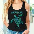 Akumal Mexico Sea Turtle Vacation Souvenir Boys Girls Women Tank Top Gifts for Her
