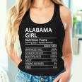 Alabama Girl Nutrition Facts Al Pride Women Tank Top Gifts for Her