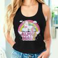 Alpha Male Unicorn Rainbow Ironic Embarrassing Weird Silly Women Tank Top Gifts for Her