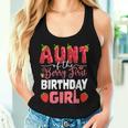 Aunt Of The Berry First Birthday Of Girl Strawberry Auntie Women Tank Top Gifts for Her