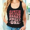 Auntie Of The Berry Sweet One Birthday Strawberry Girl Women Tank Top Gifts for Her