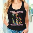 Autism Awareness Support Mom And Daughter You'll Never Walk Women Tank Top Gifts for Her