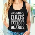 Awesome Dads Have Tattoos And Beards Father's Day Women Tank Top Gifts for Her