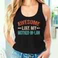 Awesome Like My Mother In Law Son & Daughter Vintage Women Tank Top Gifts for Her