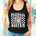 In My Baseball Sister Era Leopard Sister Baseball Girl Women Women Tank Top Gifts for Her