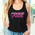 Beauty Pageant Princess Glitz Daughter Mom Pink Crown Women Tank Top Gifts for Her