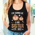 I Become A Big Sister 2022 Lion Women Tank Top Gifts for Her
