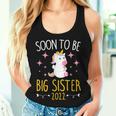 Become Big Sister 2022 Unicorn Women Tank Top Gifts for Her