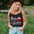 Beer Is My Valentine Day Drunk Cupid Drinking Heart Women Tank Top Gifts for Her