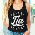 Best Tia Ever Modern Calligraphy Font Mother's Day Tia Women Tank Top Gifts for Her