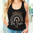 Big Sister 2024 Promoted To Big Sis Rainbow Girls Sibling Women Tank Top Gifts for Her