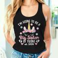 Be Big Sister Of Twins Promoted To Big Sister Of Twins 2024 Women Tank Top Gifts for Her