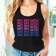 Bisexual Why Not Both Bi Pride Flag Lgbtq Women Women Tank Top Gifts for Her
