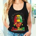 Black Messy Bun Junenth Remembering My Ancestors Women Tank Top Gifts for Her