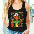 Black Nurse Afro Retro Junenth Black Month History Women Tank Top Gifts for Her