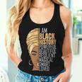 I Am Black History Powerful Girls Black History Month Women Tank Top Gifts for Her