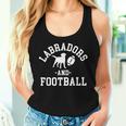 Black Yellow Chocolate Lab And Football Labrador Mom Dad Women Tank Top Gifts for Her