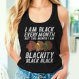 I Am Blackity Black Afro Woman African Pride History Women Women Tank Top Gifts for Her