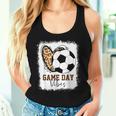 Bleached Soccer Game Day Vibes Soccer Mom Game Day Season Women Tank Top Gifts for Her