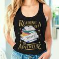 Book Adventure Library Student Teacher Book Women Tank Top Gifts for Her