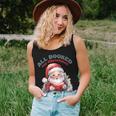 All Booked For Christmas Book Tree Xmas Santa Teacher School Women Tank Top Gifts for Her