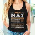 Born In May Birthday Party Taurus Zodiac King Queen Women Tank Top Gifts for Her