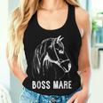 Boss Mare Horseback Riding Equestrians Horse Women Women Tank Top Gifts for Her