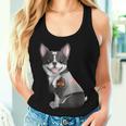 Boston Terrier I Love Mom Tattoo Dog Mother's Day Women Tank Top Gifts for Her