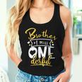 Brother Of Miss Onederful 1St Birthday Girl First Women Tank Top Gifts for Her