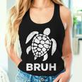 Bruh Meme Sea Turtle Retro Earth Day 2024 Ns Boys Women Tank Top Gifts for Her