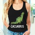 Cactus Dinosaurs Cacti Brachiosaurus Saguaro Herbivore Dino Women Tank Top Gifts for Her