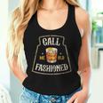 Call Me Old Fashioned Whiskey Lover Cocktail Drinker Vintage Women Tank Top Gifts for Her