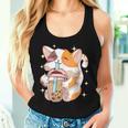 Cat Boba Tea Bubble Lover Anime Kawaii Girl N Women Tank Top Gifts for Her