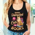 Cat For Book Lover Cats And Books Women Tank Top Gifts for Her