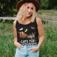 Cats For Everybody Christmas Cat Xmas Santa Women Tank Top Gifts for Her