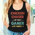 Chicken Chaser By Day Gamer By Night Women Tank Top Gifts for Her