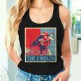 The Chicken Poster Vintage Country Farm Animal Farmer Women Tank Top Gifts for Her