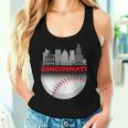 Cincinnati Vintage Style Of Baseball Women Tank Top Gifts for Her