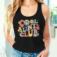 Cool Aunts Club Groovy Retro Smile Aunt Auntie Mother's Day Women Tank Top Gifts for Her