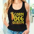 Corn Dog Queen Corndog Hot Dog Sausage Stick Women Tank Top Gifts for Her