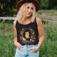Cottagecore Aesthetic Fox With Books Floral Women Tank Top Gifts for Her