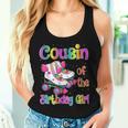 Cousin Birthday Girl Rolling Skate Birthday Family Party Women Tank Top Gifts for Her
