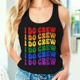 I Do Crew Bride Squad Lgbt Groovy Bachelorette Party Women Tank Top Gifts for Her
