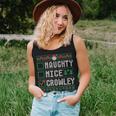 Crowley Family Name Naughty Nice Crowley Christmas List Women Tank Top Gifts for Her