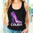 Crush Lupus Awareness Purple High Heel Purple Ribbon Womens Women Tank Top Gifts for Her
